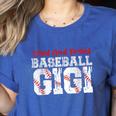Loud And Proud Baseball Gigi Baseball Mom Women's Heather T-Shirt Heather True Royal Loud And Proud Baseball Gigi Baseball Mom Women's Heather T-Shirt Heather True Royal