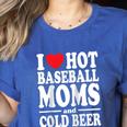I Love Heart Hot Baseball Moms And Cold Beer Raglan Baseball Tee Women's Heather T-Shirt Heather True Royal I Love Heart Hot Baseball Moms And Cold Beer Raglan Baseball Tee Women's Heather T-Shirt Heather True Royal