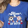 Mom Of Both Soccer Baseball Mom Of A Baseball Soccer Player Women's Heather T-Shirt Heather True Royal Mom Of Both Soccer Baseball Mom Of A Baseball Soccer Player Women's Heather T-Shirt Heather True Royal
