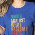 Moms Against Baseball Pants Baseball Mom Retro Women's Heather T-Shirt Heather True Royal Moms Against Baseball Pants Baseball Mom Retro Women's Heather T-Shirt Heather True Royal