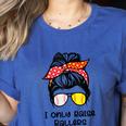 I Only Raise Ballers Softball Baseball Mom Women's Heather T-Shirt Heather True Royal