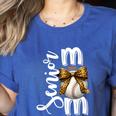 Senior Baseball Mom Class Of 2026 Player Graduation Grad Women's Heather T-Shirt Heather True Royal