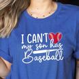 My Son Has Baseball Sports Player Baseball Mom Women Women's Heather T-Shirt Heather True Royal My Son Has Baseball Sports Player Baseball Mom Women Women's Heather T-Shirt Heather True Royal