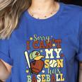 Sorry I Can't My Son Has Baseball Mother’s Day Baseball Mom Women's Heather T-Shirt Heather True Royal Sorry I Can't My Son Has Baseball Mother’s Day Baseball Mom Women's Heather T-Shirt Heather True Royal