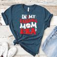 In My Baseball Mom Era Cute Groovy Baseball Women's Heather T-Shirt Heather Deep Teal