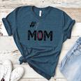 Baseball Mom Number One 1 Mother Baseball Lover Mother's Day Women's Heather T-Shirt Heather Deep Teal