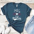 Baseball Mom Sayings Just A Mom That Loves Baseball Women's Heather T-Shirt Heather Deep Teal Baseball Mom Sayings Just A Mom That Loves Baseball Women's Heather T-Shirt Heather Deep Teal