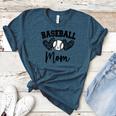 Custom Baseball Mom Number 7 Heart For Mom Women's Heather T-Shirt Heather Deep Teal Custom Baseball Mom Number 7 Heart For Mom Women's Heather T-Shirt Heather Deep Teal