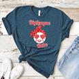 Cute Love Baseball BigLeague Babe Hot Baseball Mom Women's Heather T-Shirt Heather Deep Teal