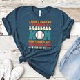 I Didn't Plan On Becoming a Baseball Mom Baseball Player Women's Heather T-Shirt Heather Deep Teal