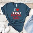 I Love Baseball Moms Women's Heather T-Shirt Heather Deep Teal