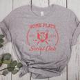 2024 Home Plate Social Club Softball Season Tee Baseball Mom Premium Women's Heather T-Shirt Athletic Heather