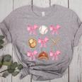 Baseball Coquette Bow Baseball Mama Baseball Mom Premium Women's Heather T-Shirt Athletic Heather Baseball Coquette Bow Baseball Mama Baseball Mom Premium Women's Heather T-Shirt Athletic Heather