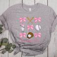 Baseball Mimi Era Bows Baseball Mom Women Women's Heather T-Shirt Athletic Heather
