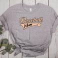Baseball Mom Best Mama Cute Throwback Classic Women's Heather T-Shirt Athletic Heather