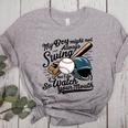 Baseball Mom My Boy Might Not Always Swing But I Do Women's Heather T-Shirt Athletic Heather Baseball Mom My Boy Might Not Always Swing But I Do Women's Heather T-Shirt Athletic Heather