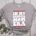 In My Baseball Mom Era Groovy Baseball Mom Team Mother's Day Women's Heather T-Shirt Athletic Heather