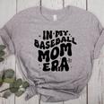 In My Baseball Mom Era Groovy Women's Heather T-Shirt Athletic Heather In My Baseball Mom Era Groovy Women's Heather T-Shirt Athletic Heather