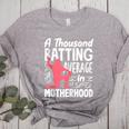 Baseball Mom Heart Ball Graphic Mother's Day Women's Heather T-Shirt Athletic Heather