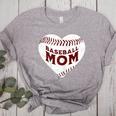 Baseball Mom Heart Love Mother's Day Game Day Support Women's Heather T-Shirt Athletic Heather Baseball Mom Heart Love Mother's Day Game Day Support Women's Heather T-Shirt Athletic Heather
