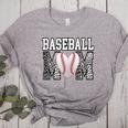 Baseball Mom Heart Sports Mom Women's Heather T-Shirt Athletic Heather