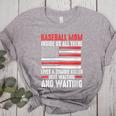 Baseball Mom Inside Us All There Lives a Zombie Sport Women's Heather T-Shirt Athletic Heather