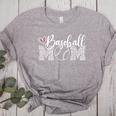 Baseball Mom Leopard Game Day Women's Heather T-Shirt Athletic Heather Baseball Mom Leopard Game Day Women's Heather T-Shirt Athletic Heather