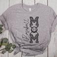 Baseball Mom Leopard Women's Heather T-Shirt Athletic Heather