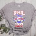 Baseball Mom Loud & Proud Since 1977 Premium Women's Heather T-Shirt Athletic Heather