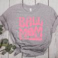 Baseball Mom Pride Heart And Bat Love Game Day Women's Heather T-Shirt Athletic Heather Baseball Mom Pride Heart And Bat Love Game Day Women's Heather T-Shirt Athletic Heather