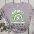 Baseball Mom St Patrick's Day Irish Shamrock Sports Women's Heather T-Shirt Athletic Heather Baseball Mom St Patrick's Day Irish Shamrock Sports Women's Heather T-Shirt Athletic Heather