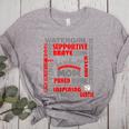 Baseball Mom Traits For Great Mothers Grey And Red Women's Heather T-Shirt Athletic Heather
