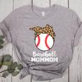 Baseball MomMom Baseball Player Leopard Mom Mom Women's Heather T-Shirt Athletic Heather Baseball MomMom Baseball Player Leopard Mom Mom Women's Heather T-Shirt Athletic Heather