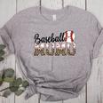 Baseball Momo Women BallPark Momo Baseball Mom Mother's Day Women's Heather T-Shirt Athletic Heather