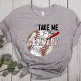 Baseball Moms Cute Take Me To The Ballpark Sports Athletic Women's Heather T-Shirt Athletic Heather Baseball Moms Cute Take Me To The Ballpark Sports Athletic Women's Heather T-Shirt Athletic Heather