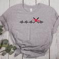 Baseball Softball Baseball Mom Heartbeat Baseball Women's Heather T-Shirt Athletic Heather Baseball Softball Baseball Mom Heartbeat Baseball Women's Heather T-Shirt Athletic Heather