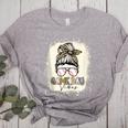Bleached Messy Bun Game Day Vibes Baseball Mom Game Day Women's Heather T-Shirt Athletic Heather Bleached Messy Bun Game Day Vibes Baseball Mom Game Day Women's Heather T-Shirt Athletic Heather