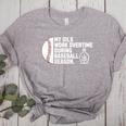 Busy Baseball Mom Essential Oils Meme For Oily Baseball Mom Women's Heather T-Shirt Athletic Heather