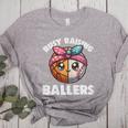 Busy Raising Ballers Basketball Baseball Mom For Women Women's Heather T-Shirt Athletic Heather Busy Raising Ballers Basketball Baseball Mom For Women Women's Heather T-Shirt Athletic Heather