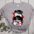 Canadian Baseball Mom Canada Flag Baseball Girl Women's Heather T-Shirt Athletic Heather Canadian Baseball Mom Canada Flag Baseball Girl Women's Heather T-Shirt Athletic Heather