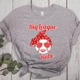Cute Love Baseball BigLeague Babe Hot Baseball Mom Women's Heather T-Shirt Athletic Heather