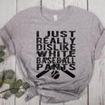 I Dislike Baseball Pants Softball Tball Baseball Mom Women's Heather T-Shirt Athletic Heather I Dislike Baseball Pants Softball Tball Baseball Mom Women's Heather T-Shirt Athletic Heather