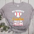 My Favorite Catcher Calls Me Mom Catcher Baseball Mom Heart Women's Heather T-Shirt Athletic Heather My Favorite Catcher Calls Me Mom Catcher Baseball Mom Heart Women's Heather T-Shirt Athletic Heather