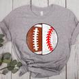 Football Baseball Player Football Baseball Mom Women's Heather T-Shirt Athletic Heather Football Baseball Player Football Baseball Mom Women's Heather T-Shirt Athletic Heather