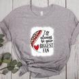 I'Ll Always Be Your Biggest Fan Baseball Mom s Premium Women's Heather T-Shirt Athletic Heather
