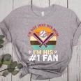 I'm Not Just His Mom Baseball Moms Baseball Mothers Women's Heather T-Shirt Athletic Heather I'm Not Just His Mom Baseball Moms Baseball Mothers Women's Heather T-Shirt Athletic Heather
