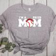 I'm A Proud Mom Baseball Mom Women's Heather T-Shirt Athletic Heather I'm A Proud Mom Baseball Mom Women's Heather T-Shirt Athletic Heather