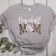 Leopard Baseball Mom Matching Softball Mama Family Matching Women's Heather T-Shirt Athletic Heather Leopard Baseball Mom Matching Softball Mama Family Matching Women's Heather T-Shirt Athletic Heather