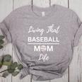 Living That Baseball Mom Life Premium Women's Heather T-Shirt Athletic Heather
