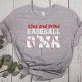 Loud And Proud Baseball G'Ma Baseball Mom Women's Heather T-Shirt Athletic Heather Loud And Proud Baseball G'Ma Baseball Mom Women's Heather T-Shirt Athletic Heather
